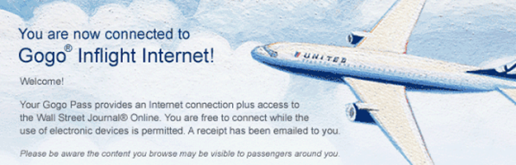 Gogo Inflight WiFi Internet