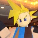 Post thumbnail of Super Polygon FFVII Cloud Strife = Best Cosplay Ever